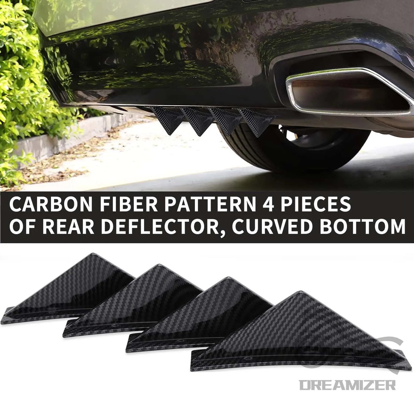 Zderzak tylny Shark Fins do Ford Mustang 2005-2021