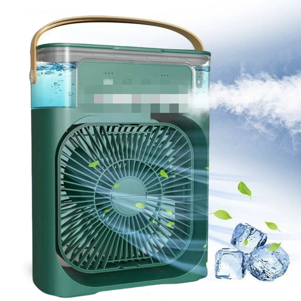 Przenośny Klimatyzator USB 3w1 | Wentylator + Nawilżacz + Chłodzenie Powietrza RG