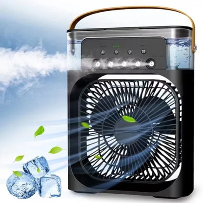 Przenośny Klimatyzator USB 3w1 | Wentylator + Nawilżacz + Chłodzenie Powietrza RG